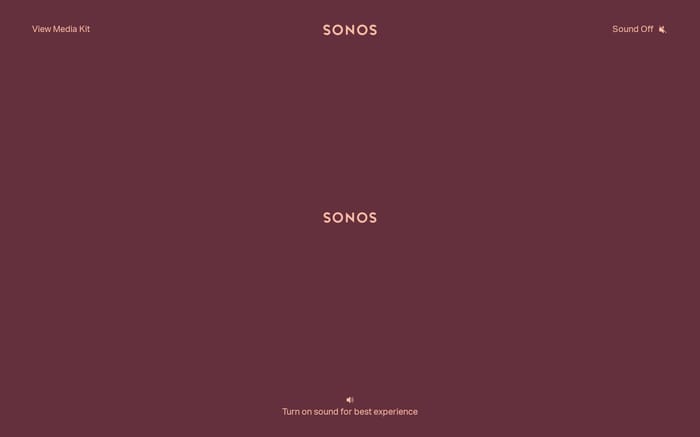 Sonos Press website preview