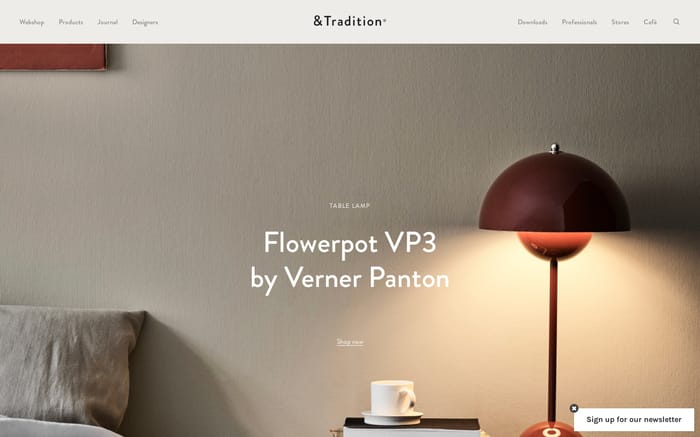 &Tradition website preview