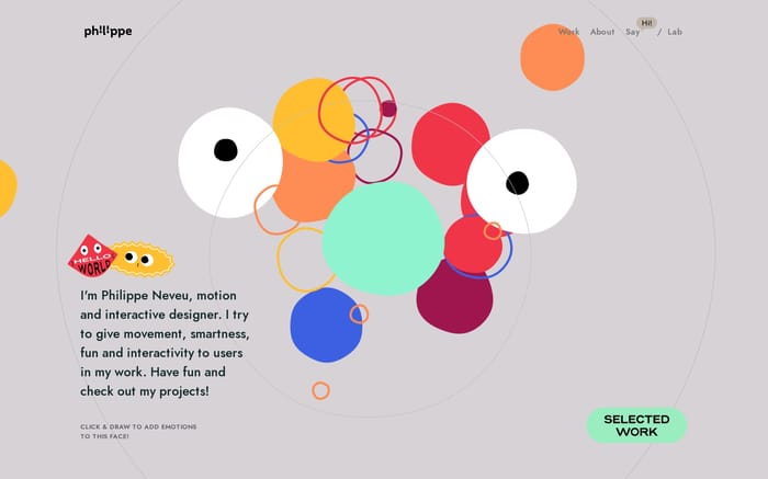 Philippe Neveu website preview