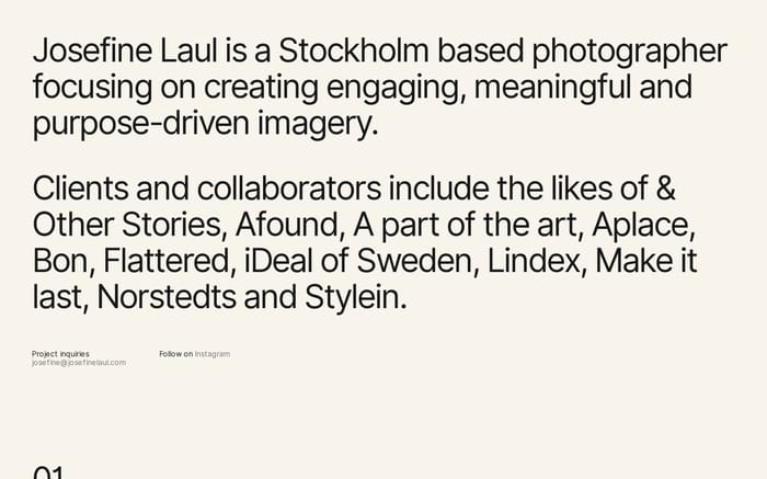 Josefine Laul website preview