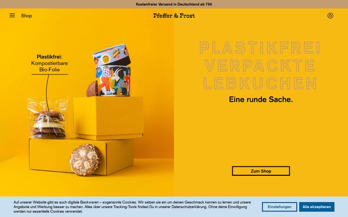 Pfeffer & Fros website preview
