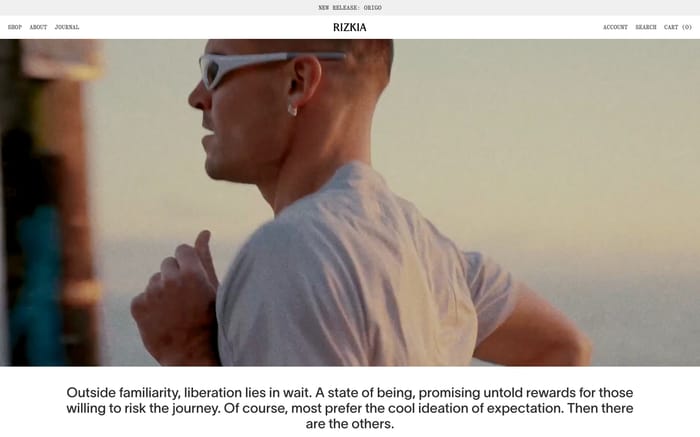 Rizkia website preview