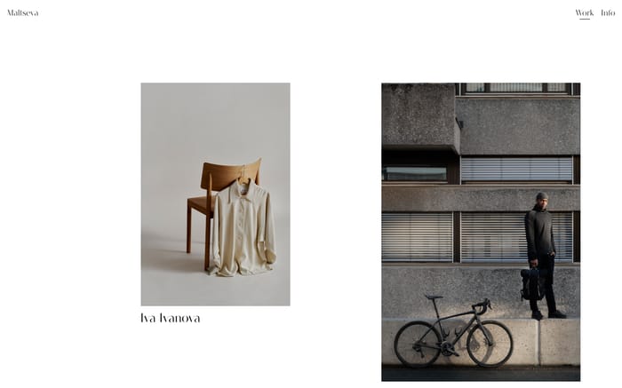 Valerie Maltseva website preview