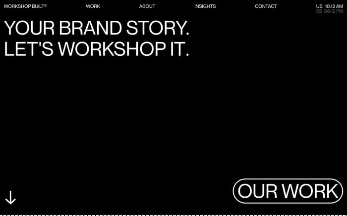 Workshop Built website preview