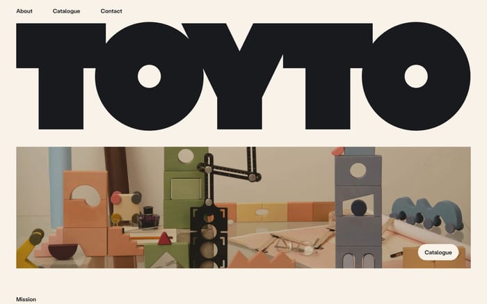 Toyto website preview