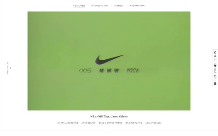 Rosco Production website preview