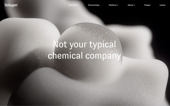 Solugen website preview