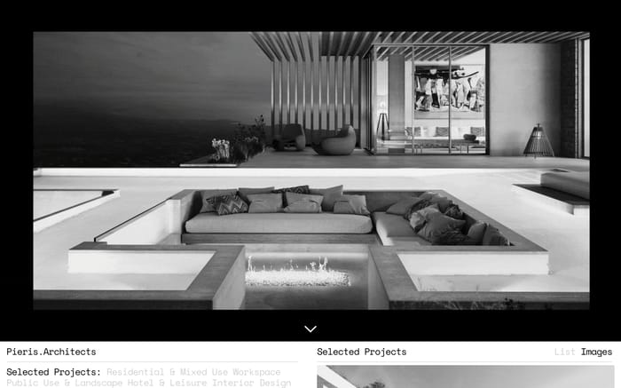 Pieris.Architects website preview