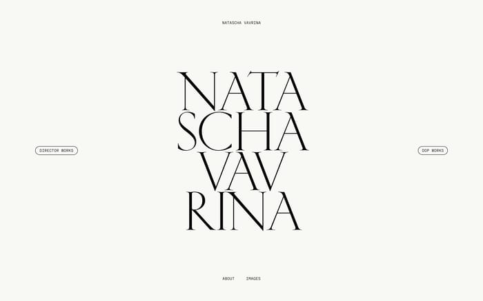 Natascha Vavrina website preview