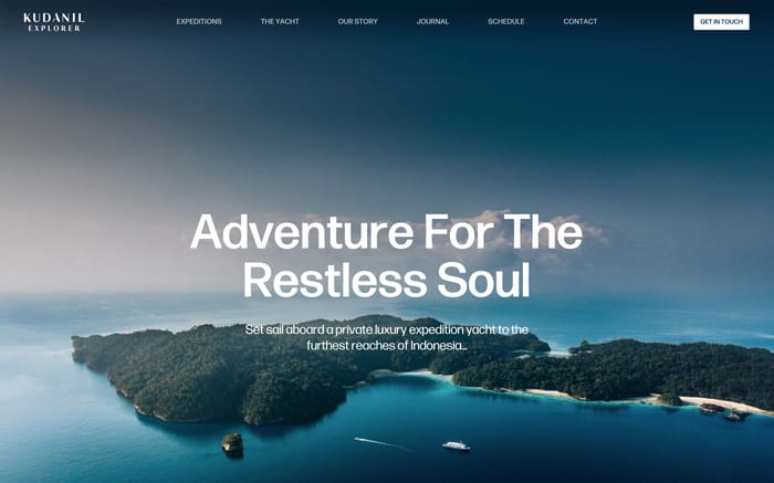 Kudanil website preview
