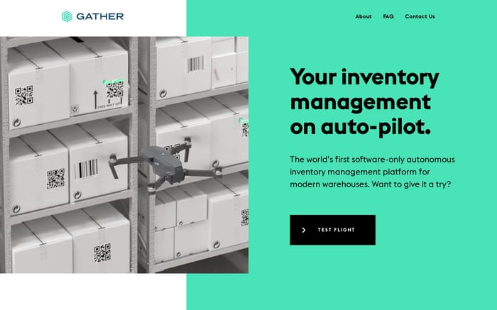 Gather website preview