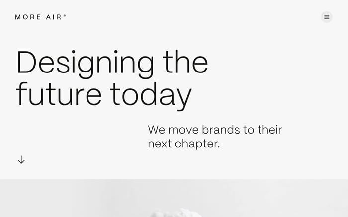 More Air website preview