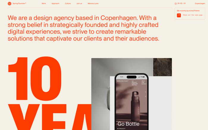 Spring/Summer website preview