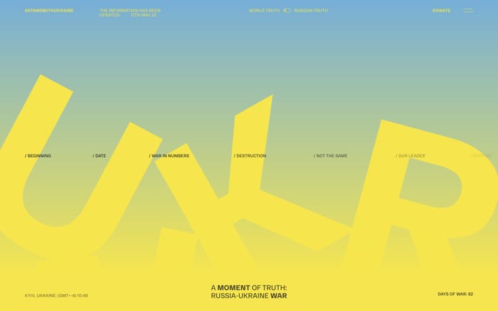 #standwithukraine website preview