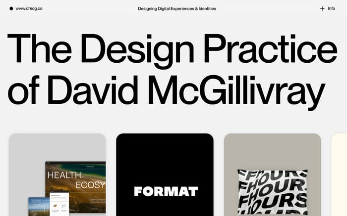 David McGillivray website preview
