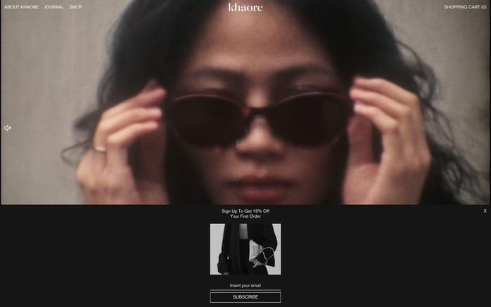 Khaore website preview