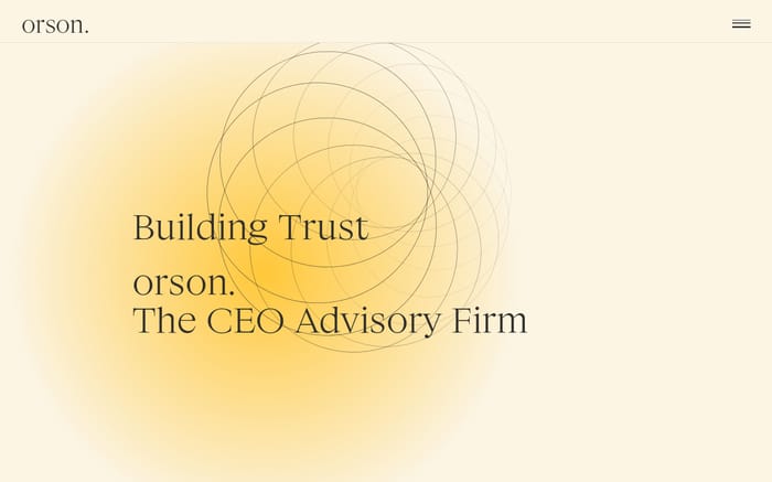 Orson website preview