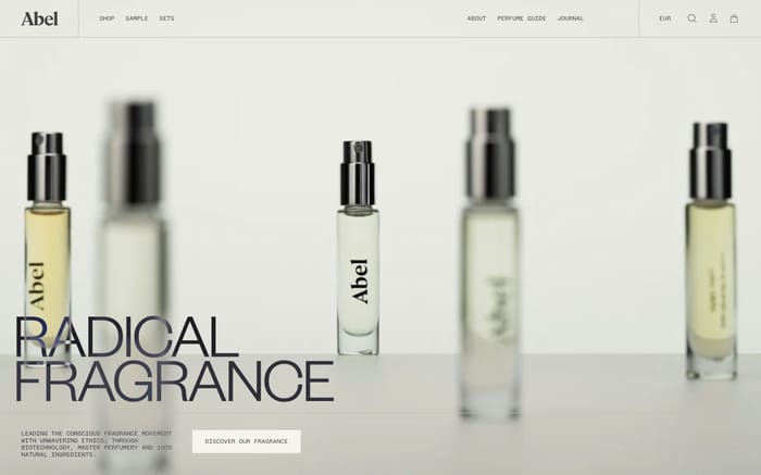 Abel website preview