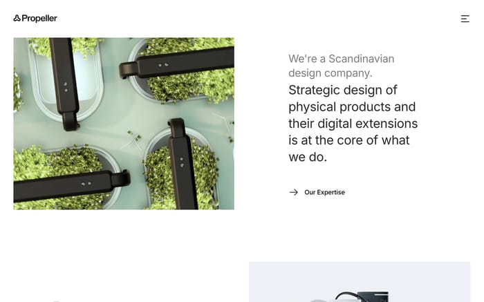 Propeller Design website preview
