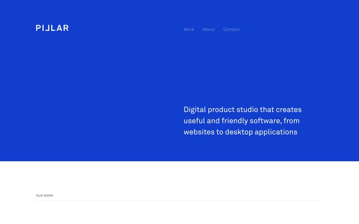 Pillar website preview