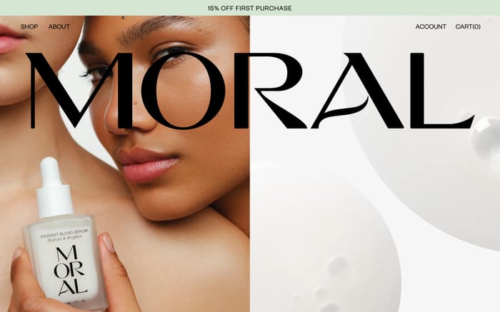 Moral website preview