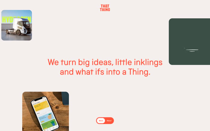 That Thing website preview