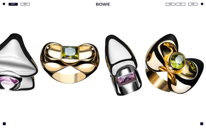 Bowe website preview