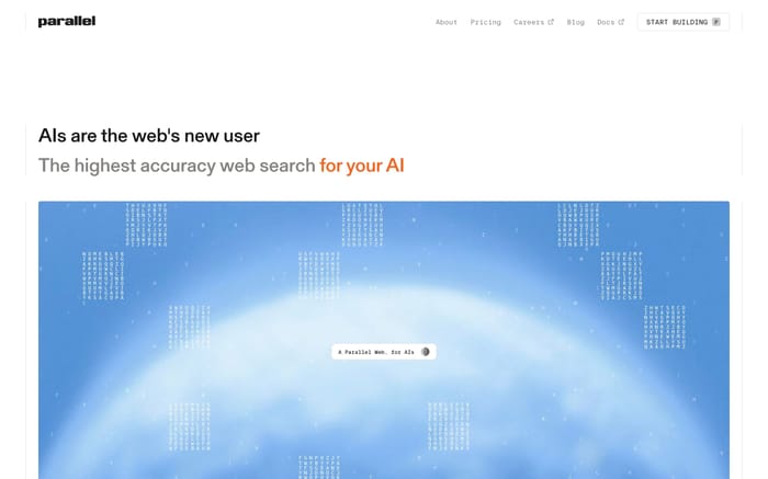 Parallel Web Systems website preview