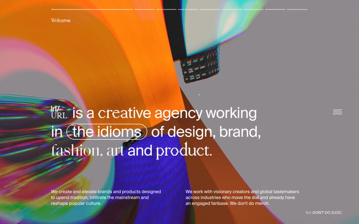 irl/URL Agency website preview