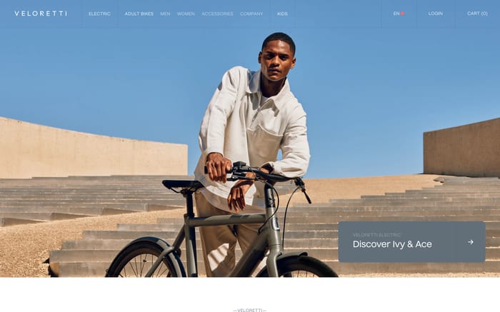 Veloretti website preview
