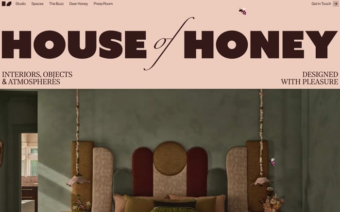 House of Honey website preview