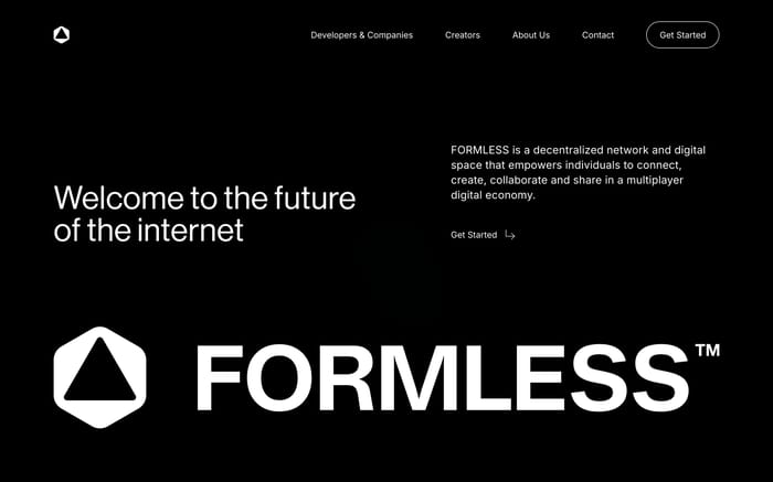 Formless website preview