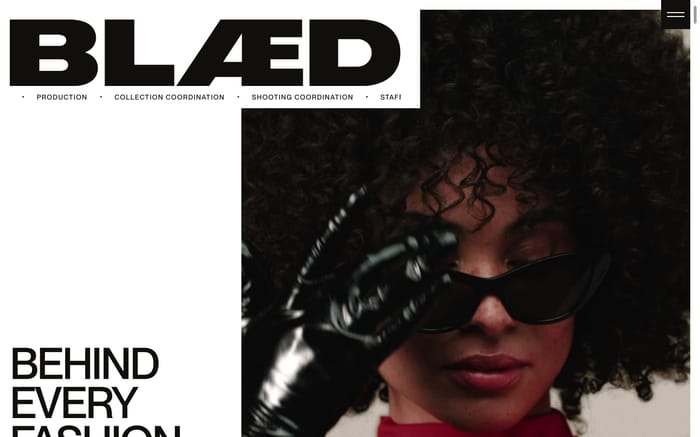 Blaed Agency website preview