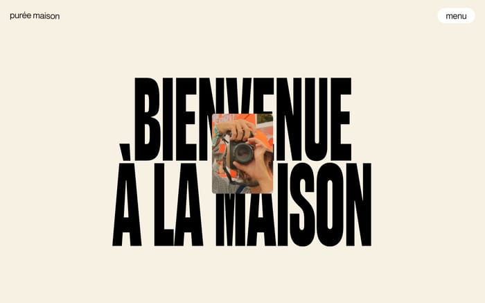 Purée Maison website preview