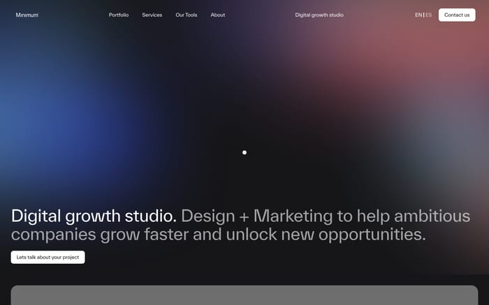 Minimum website preview