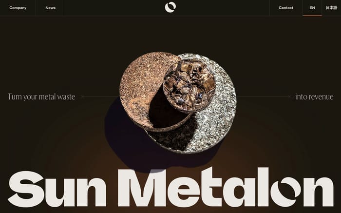 Sun Metalon website preview