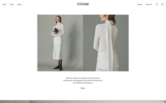 Toteme website preview
