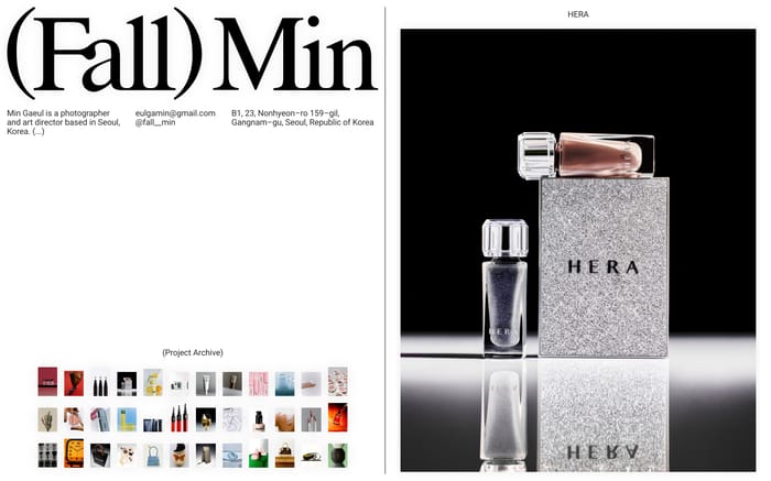 Fall Min website preview