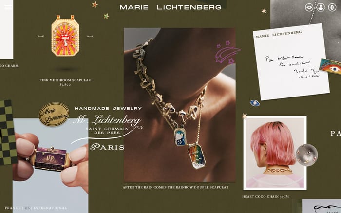 Marie Lichtenberg website preview