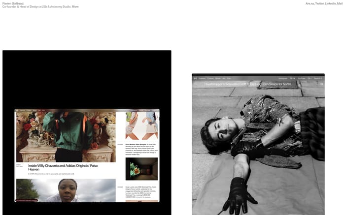 Flavien Guilbaud website preview