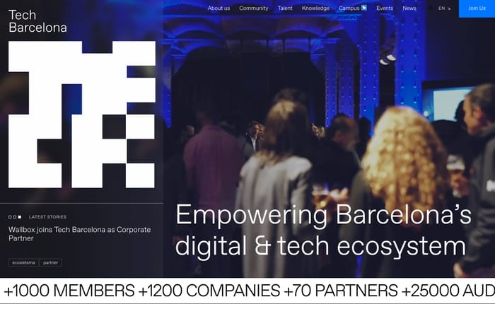 Tech Barcelona website preview