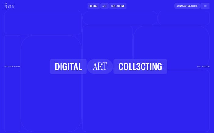 Art+Tech Report website preview