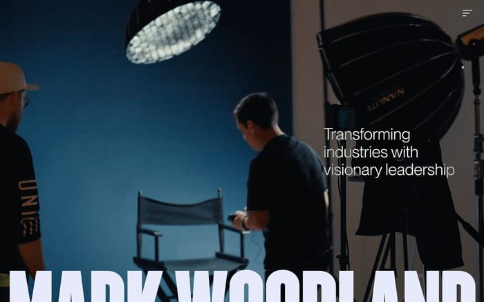 Mark Woodland website preview