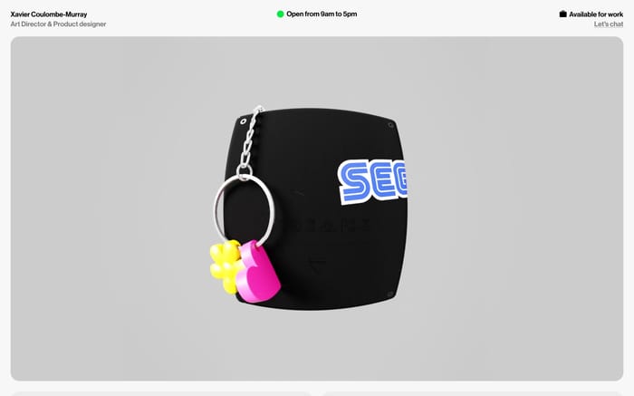 Xavier Coulombe-Murray website preview