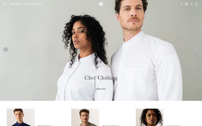 Le Nouveau Chef website preview