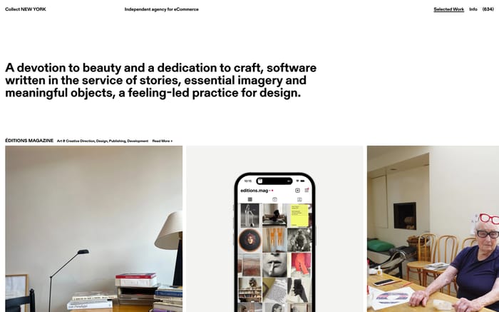 Collect website preview