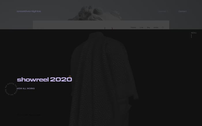 Creative Nights website preview