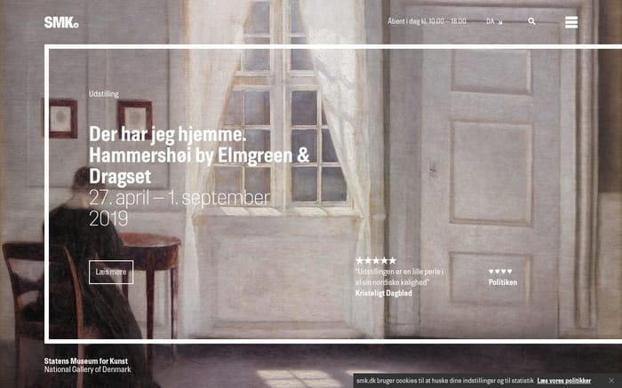 Statens Museum for Kunst website preview