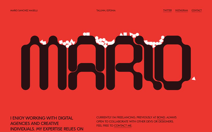 Marios Maselli website preview
