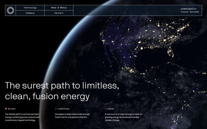  Commonwealth Fusion Systems website preview